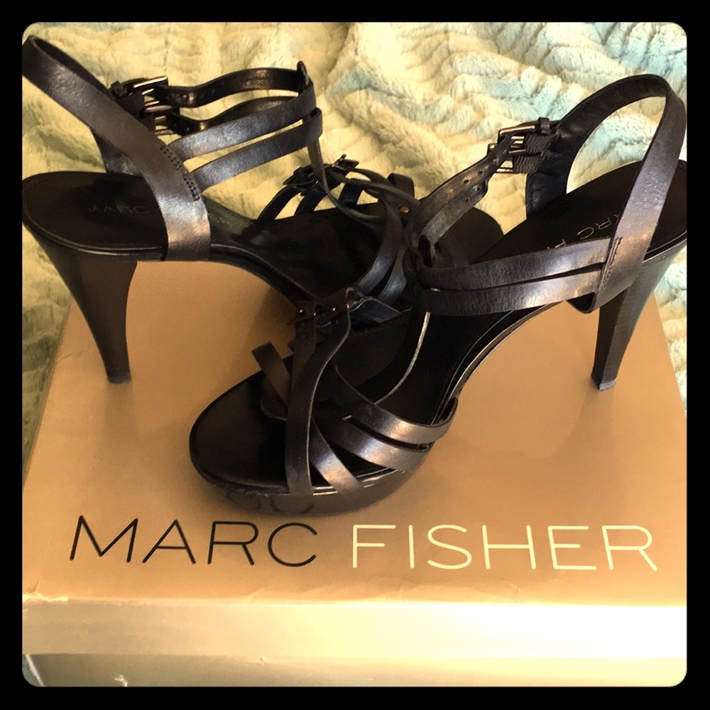Marc Fisher Black Heels 10M